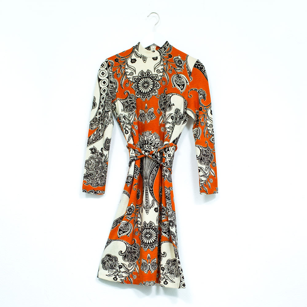 60s Print Dress